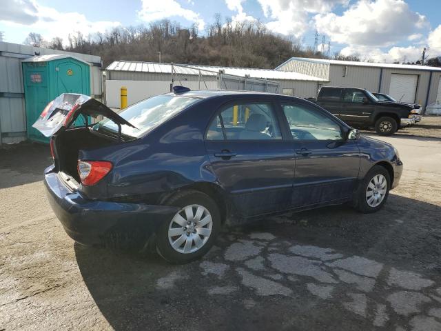 2T1BR38E94C299001 - 2004 TOYOTA COROLLA CE BLUE photo 3