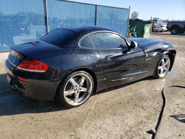 WBALM1C56BE633359 - 2011 BMW Z4 SDRIVE35IS BLACK photo 3