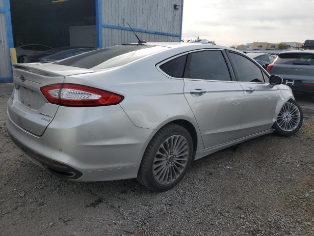 3FA6P0K98DR348285 - 2013 FORD FUSION TITANIUM SILVER photo 3