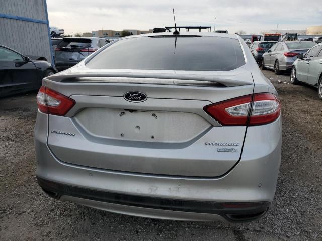 3FA6P0K98DR348285 - 2013 FORD FUSION TITANIUM SILVER photo 6