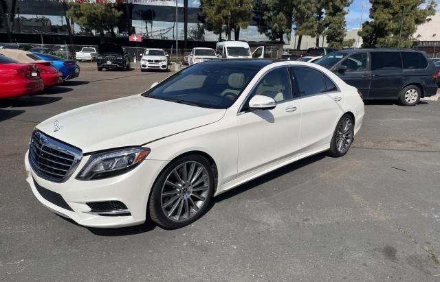 WDDUG8CB7HA324406 - 2017 MERCEDES-BENZ S 550 WHITE photo 2