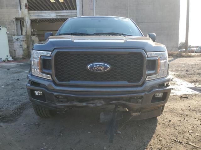 1FTEX1EP5KKC68305 - 2019 FORD F150 SUPER CAB CHARCOAL photo 5