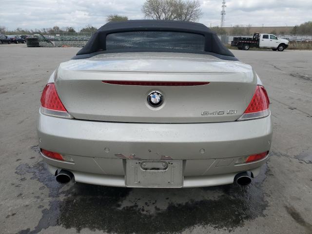 WBAEK73485B325396 - 2005 BMW 645 CI AUTOMATIC SILVER photo 6