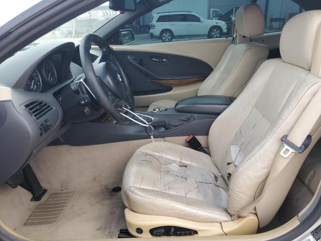 WBAEK73485B325396 - 2005 BMW 645 CI AUTOMATIC SILVER photo 7