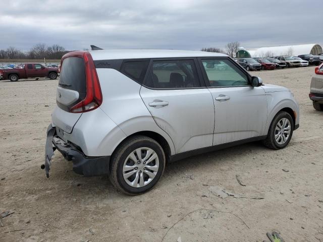 KNDJ23AU2M7746691 - 2021 KIA SOUL LX SILVER photo 3