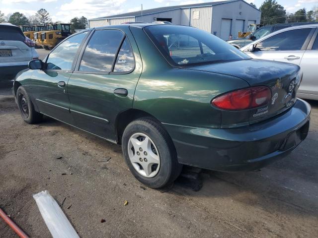 1G1JC5245Y7342791 - 2000 CHEVROLET CAVALIER GREEN photo 2