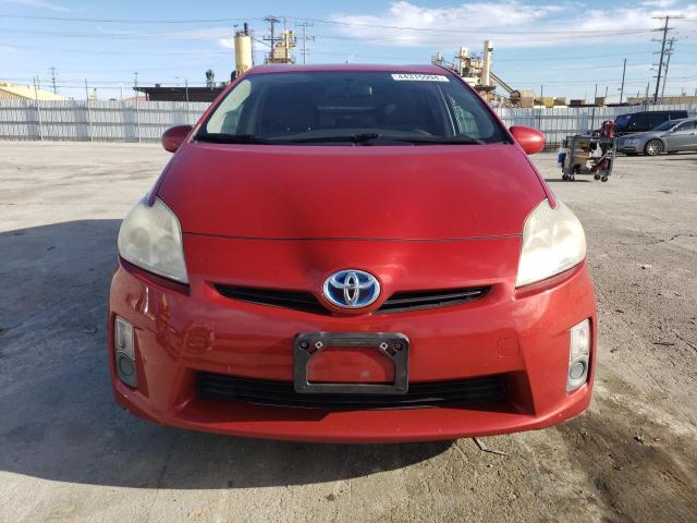 JTDKN3DU8A0009135 - 2010 TOYOTA PRIUS RED photo 5