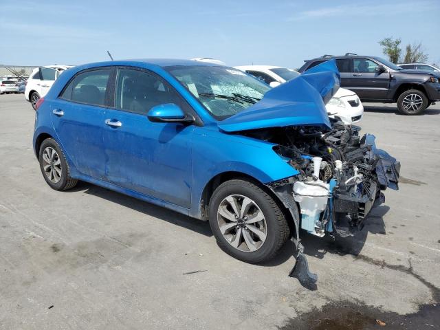 3KPA25AD0NE444541 - 2022 KIA RIO S BLUE photo 4