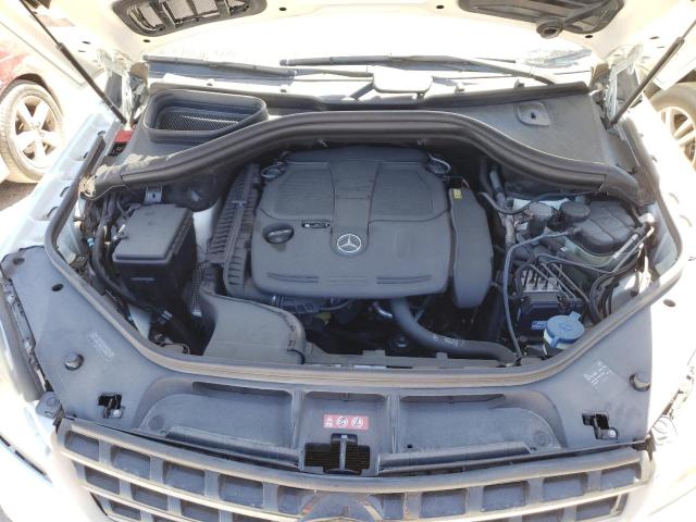 4JGDA5HB9CA002132 - 2012 MERCEDES-BENZ ML 350 4MATIC WHITE photo 12