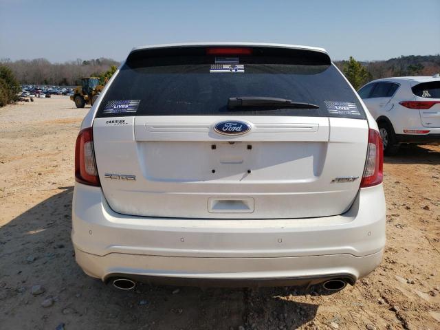 2FMDK3AK9DBC65481 - 2013 FORD EDGE SPORT WHITE photo 6