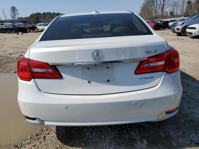 JH4KC1F97HC000873 - 2017 ACURA RLX ADVANCE WHITE photo 6