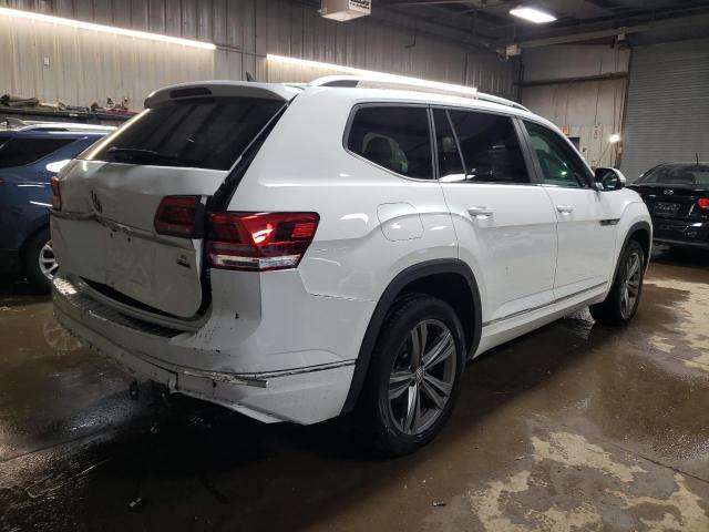 1V2RR2CA5KC583758 - 2019 VOLKSWAGEN ATLAS SEL WHITE photo 3