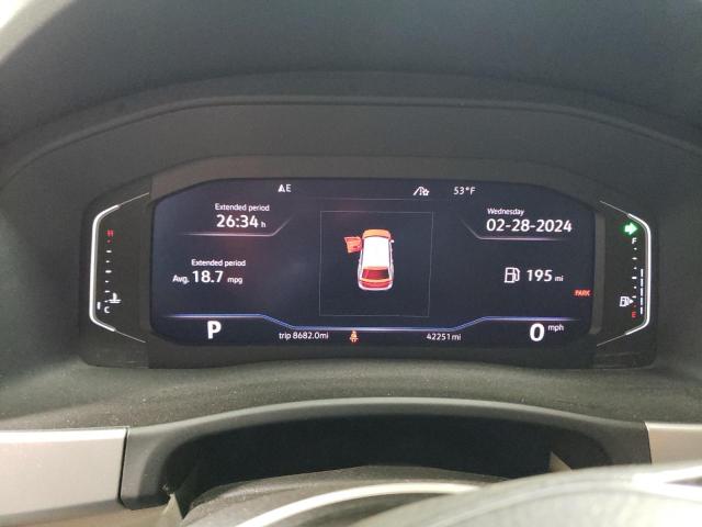 1V2RR2CA5KC583758 - 2019 VOLKSWAGEN ATLAS SEL WHITE photo 9