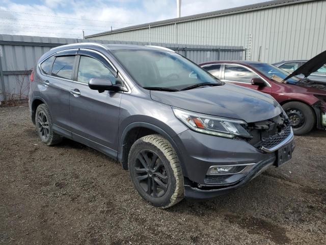 5J6RM4H98GL808606 - 2016 HONDA CR-V TOURING GRAY photo 4