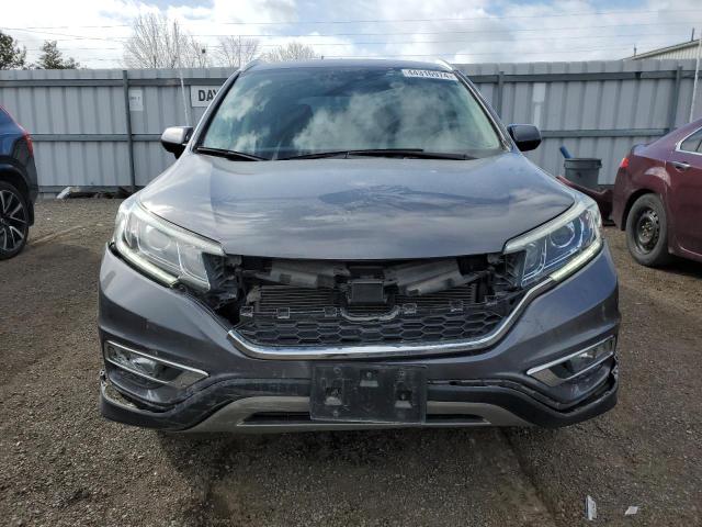 5J6RM4H98GL808606 - 2016 HONDA CR-V TOURING GRAY photo 5