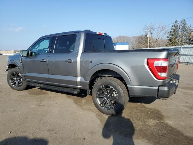 1FTFW1E87NKD22918 - 2022 FORD F150 SUPERCREW GRAY photo 2