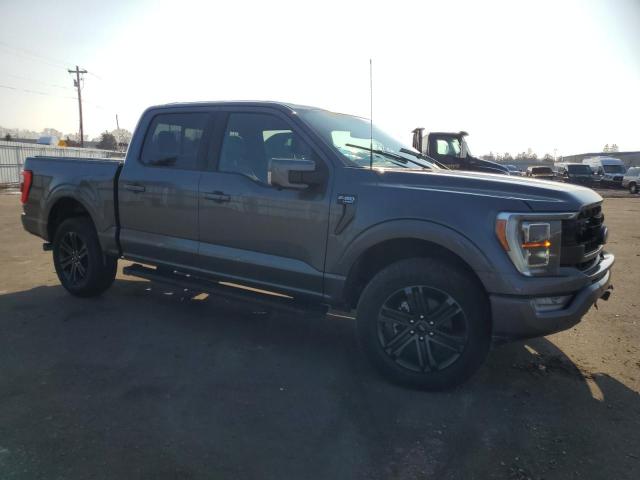 1FTFW1E87NKD22918 - 2022 FORD F150 SUPERCREW GRAY photo 4