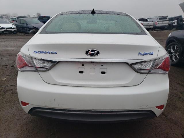 KMHEC4A49CA031280 - 2012 HYUNDAI SONATA HYBRID WHITE photo 6