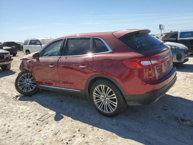 2LMPJ6LRXHBL45118 - 2017 LINCOLN MKX RESERVE RED photo 2