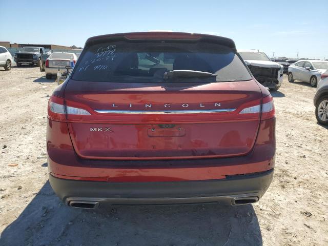 2LMPJ6LRXHBL45118 - 2017 LINCOLN MKX RESERVE RED photo 6