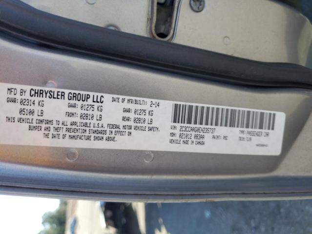 2C3CCAAG0EH235737 - 2014 CHRYSLER 300 SILVER photo 12