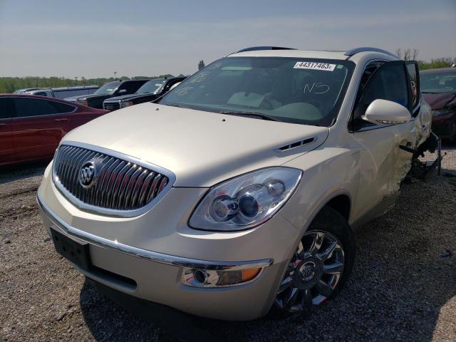 5GAKRBED1BJ414599 - 2011 BUICK ENCLAVE CXL WHITE photo 1