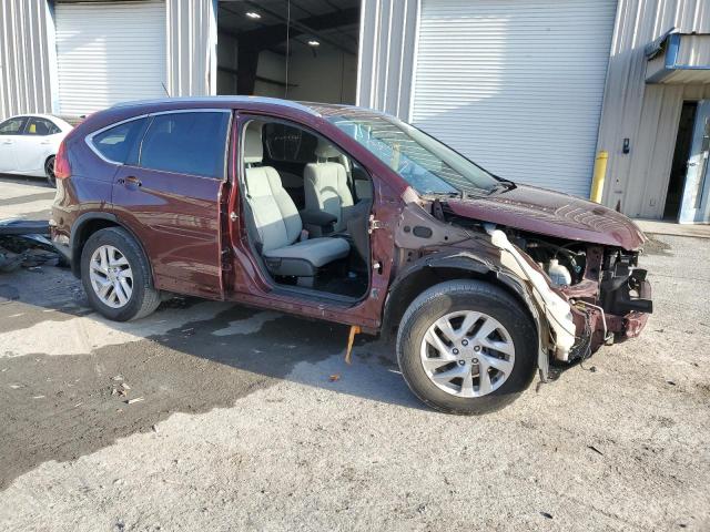 2HKRM4H56FH629518 - 2015 HONDA CR-V EX BURGUNDY photo 4