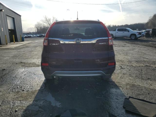 2HKRM4H56FH629518 - 2015 HONDA CR-V EX BURGUNDY photo 6