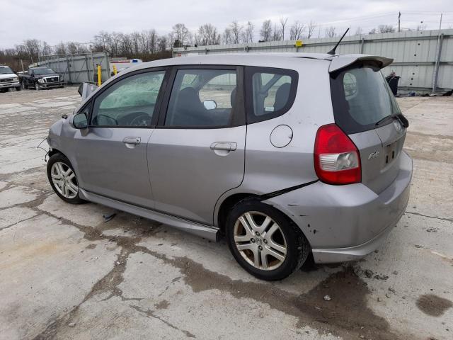 JHMGD38648S019839 - 2008 HONDA FIT SPORT SILVER photo 2