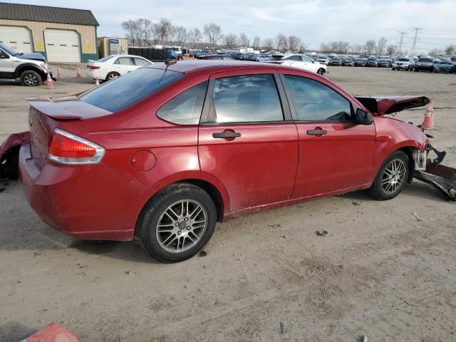 1FAHP3FN7AW212210 - 2010 FORD FOCUS SE RED photo 3