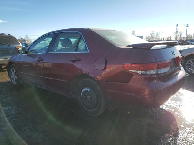 1HGCM56653A800027 - 2003 HONDA ACCORD EX RED photo 2