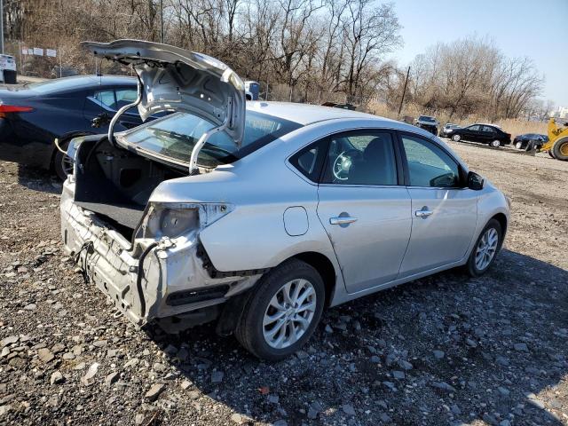 3N1AB7AP9KY252263 - 2019 NISSAN SENTRA S SILVER photo 3