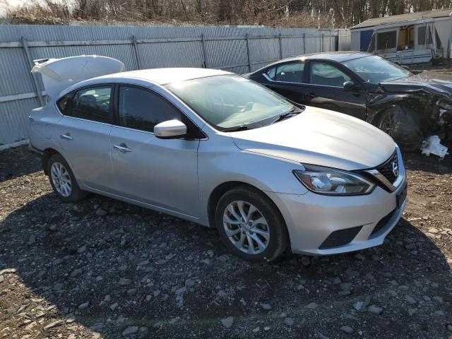 3N1AB7AP9KY252263 - 2019 NISSAN SENTRA S SILVER photo 4