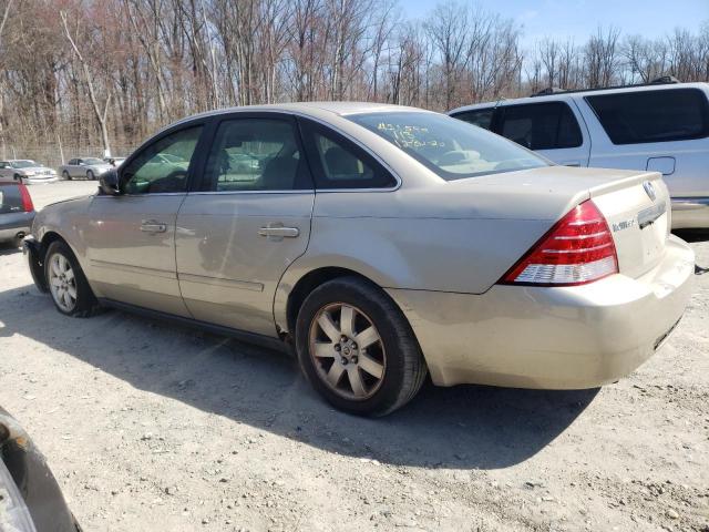 1MEFM40105G602036 - 2005 MERCURY MONTEGO LUXURY BEIGE photo 2