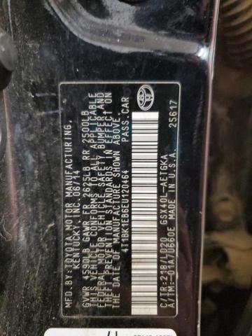 4T1BK1EB6EU120464 - 2014 TOYOTA AVALON BASE 黑色 照片 12