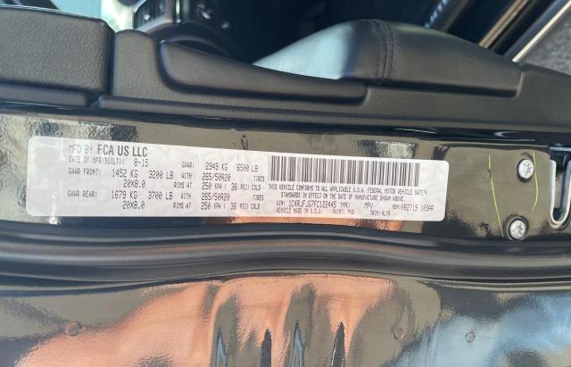 1C4RJFJG7FC122445 - 2015 JEEP GRAND CHER SUMMIT შავი ფოტო 10