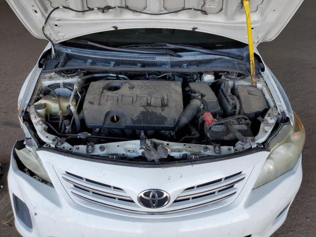 5YFBU4EE6DP126562 - 2013 TOYOTA COROLLA BASE WHITE photo 11