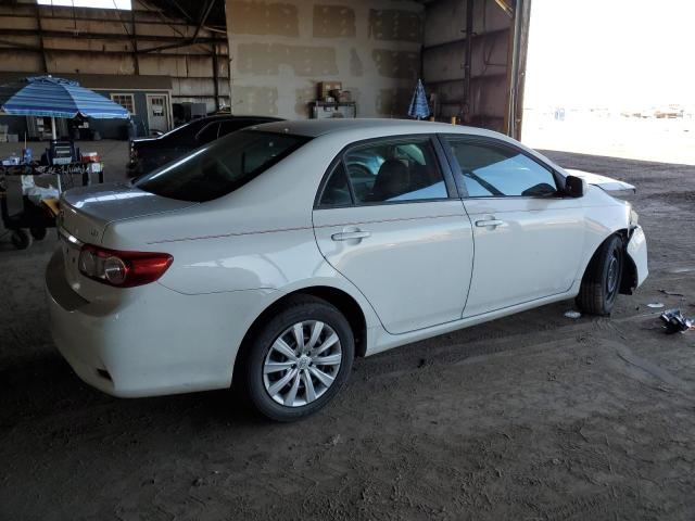 5YFBU4EE6DP126562 - 2013 TOYOTA COROLLA BASE WHITE photo 3