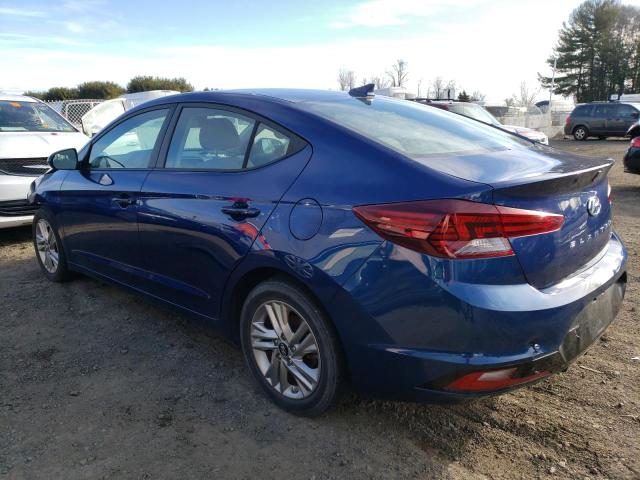 5NPD84LF9KH440614 - 2019 HYUNDAI ELANTRA SEL BLUE photo 2
