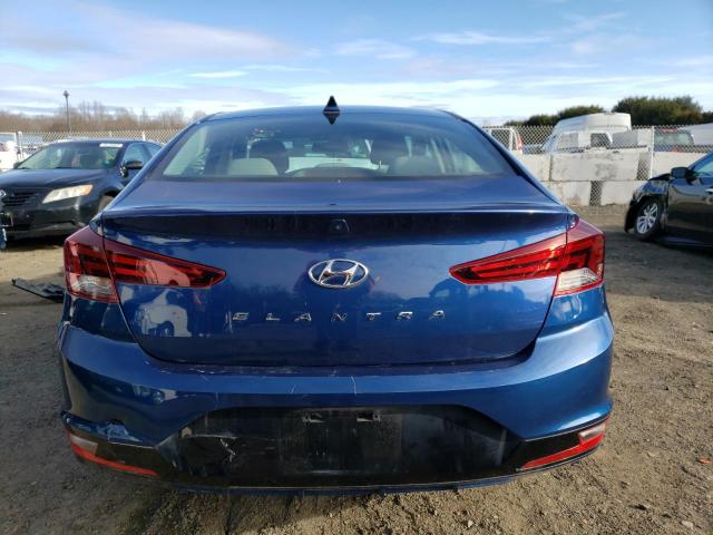 5NPD84LF9KH440614 - 2019 HYUNDAI ELANTRA SEL BLUE photo 6