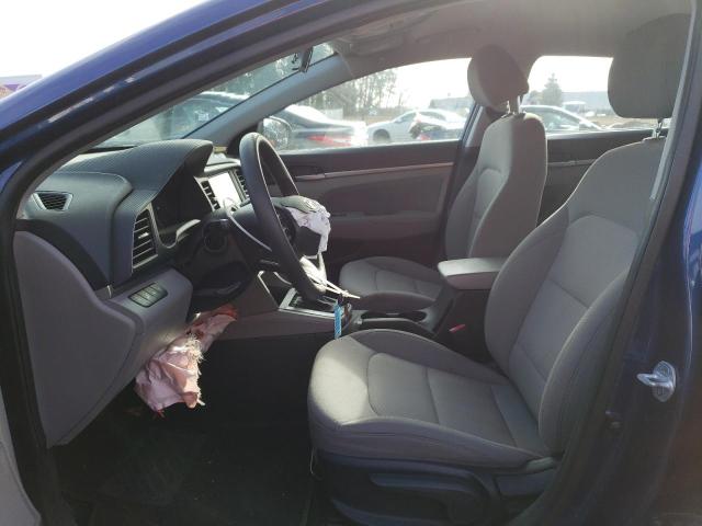 5NPD84LF9KH440614 - 2019 HYUNDAI ELANTRA SEL BLUE photo 7