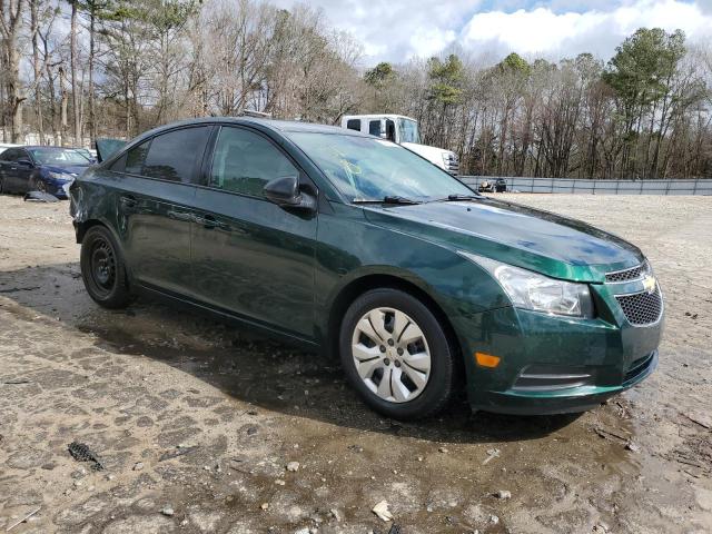 1G1PA5SH7E7140128 - 2014 CHEVROLET CRUZE LS GREEN photo 4