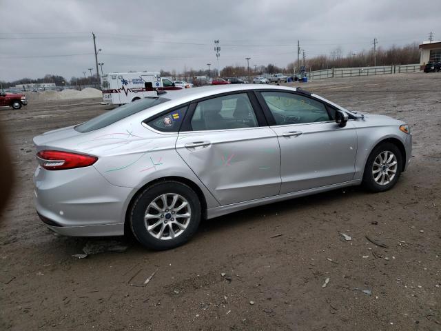 3FA6P0G72HR203398 - 2017 FORD FUSION S SILVER photo 3