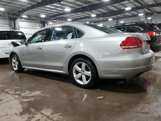 1VWBH7A38CC029376 - 2012 VOLKSWAGEN PASSAT SE SILVER photo 2