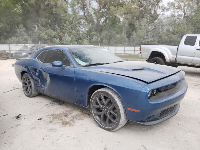 2C3CDZAG2MH560027 - 2021 DODGE CHALLENGER SXT BLUE photo 4