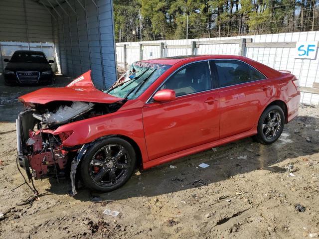 4T1BE46K57U183422 - 2007 TOYOTA CAMRY CE RED photo 1
