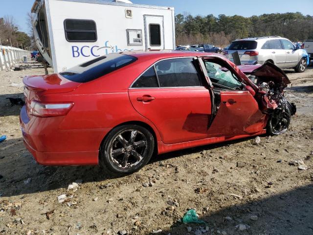 4T1BE46K57U183422 - 2007 TOYOTA CAMRY CE RED photo 3