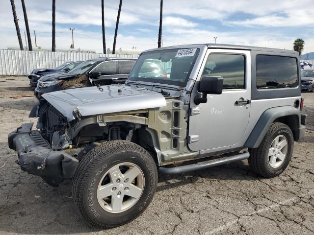 1C4AJWAG8DL680623 - 2013 JEEP WRANGLER SPORT SILVER photo 1