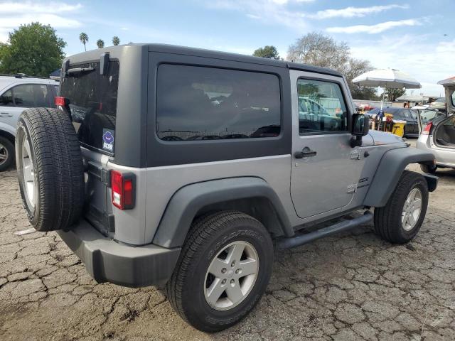 1C4AJWAG8DL680623 - 2013 JEEP WRANGLER SPORT SILVER photo 3