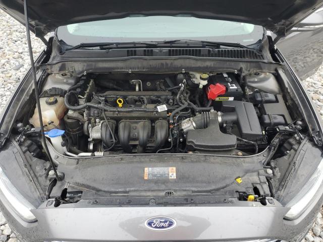 1FA6P0H79E5373531 - 2014 FORD FUSION SE GRAY photo 11